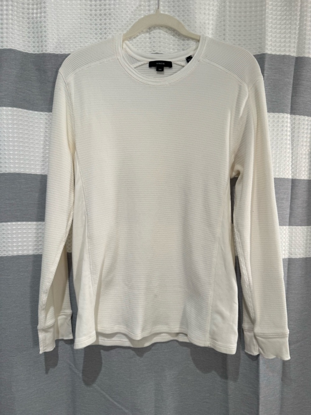 Vince Cream Waffle-Knit Top - Picture 2 of 3